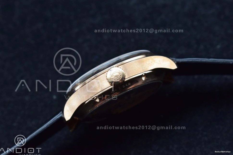 RG 1018 1:1 A52610 Calendar Best Portugieser 5033 Strap on White Black Leather APSF Clone BestValue Perpetual Dial Edition 0912